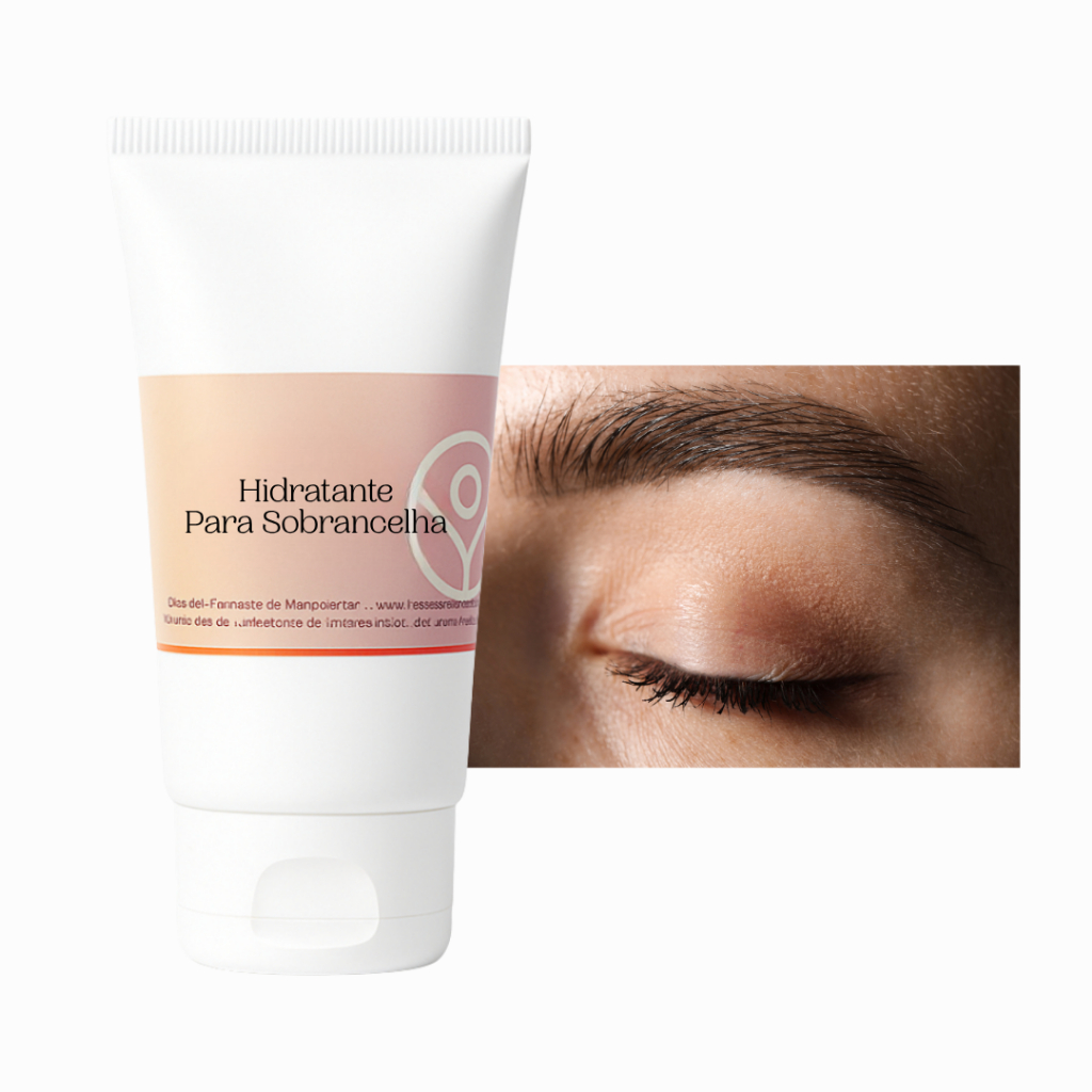 Hidratante para Sobrancelhas Pós Brow Lamination Tratamento Nutritivo Fortalecedor Rosa Mosqueta