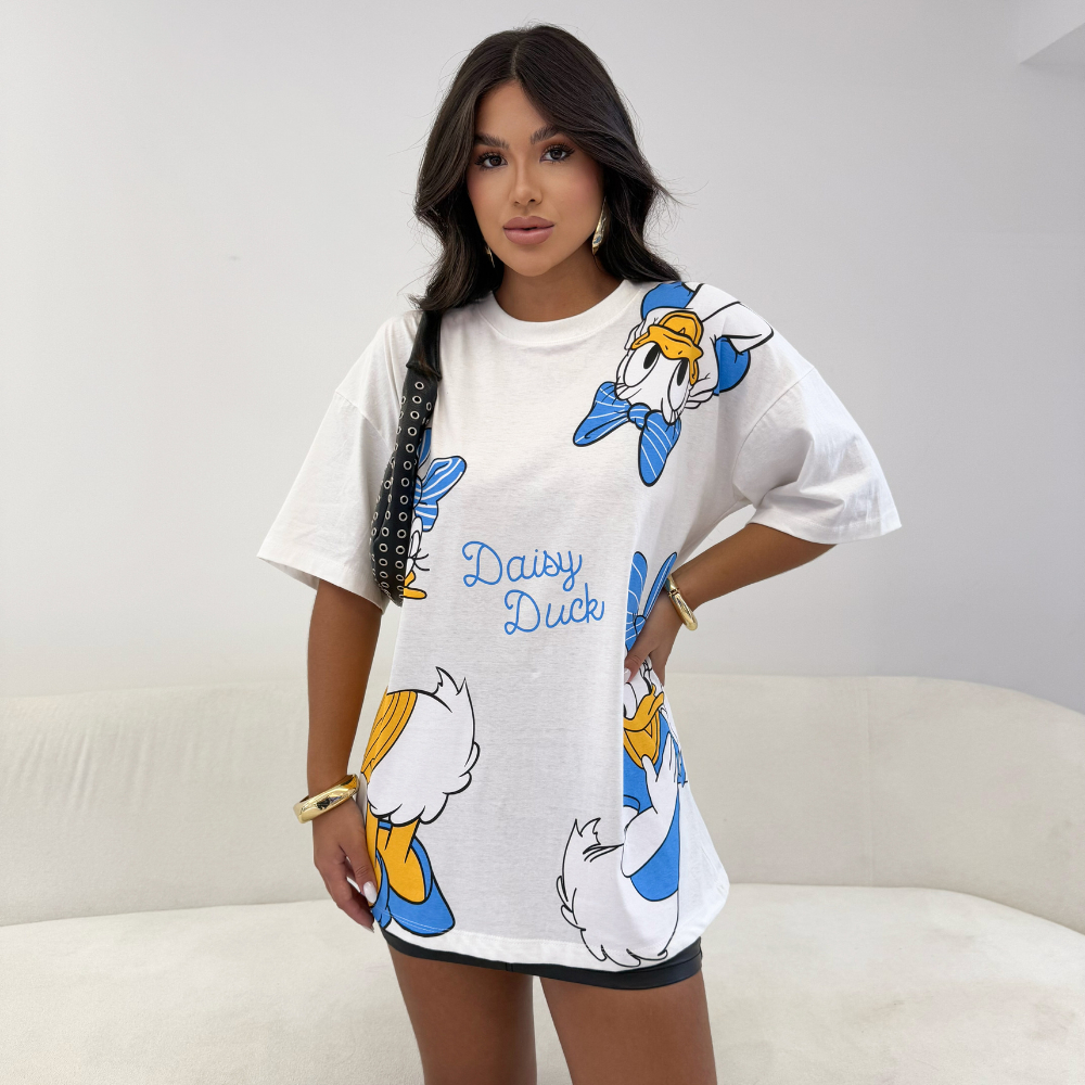 Kit 6 Blusas Max Femininas Personagens Sortidas – Conforto, Qualidade e Estilo em 100% Algodão