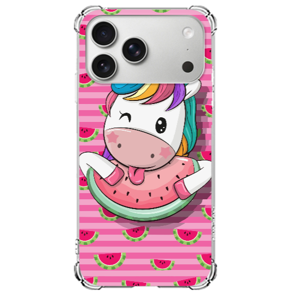Capa para Case APPLE Iphone 17 PRO MAX Tpu desenhos Unicórnio místico com proteção de borda