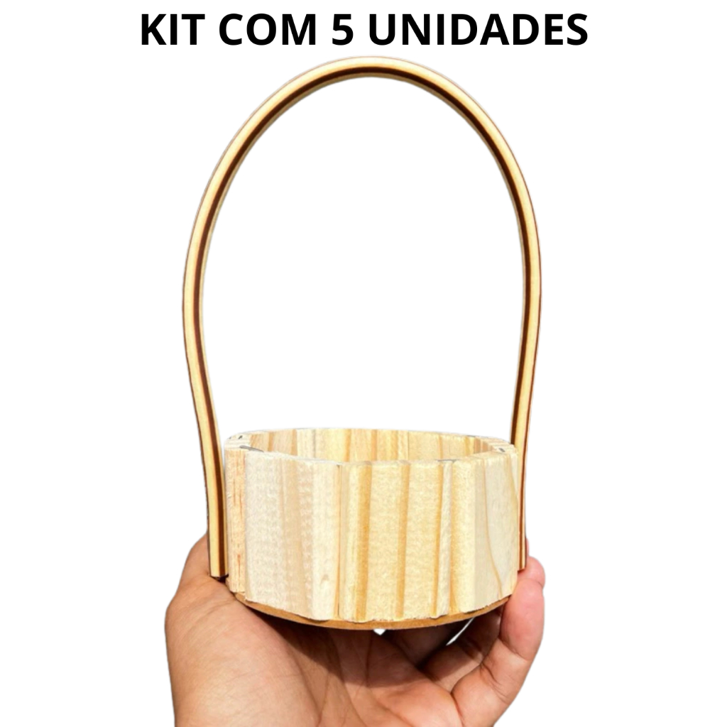 Kit 5 Cesta Mini Redonda 11 Centímetros em Oferta na Shopee