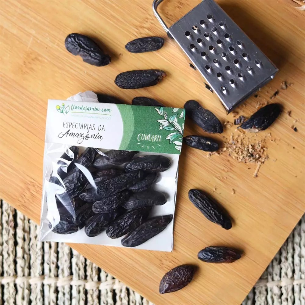 Semente de Cumaru (20g) - Fava Tonka - Baunilha Brasileira