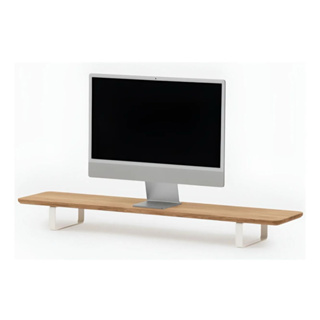 Stand de Monitor 110x22cm com Suporte para Celular – Suporte Elevatório para Mesa, Escritório e Home Office em Oferta na Shopee