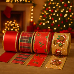 Fita Decoração Natal 10 Metros Decoração Laço Natalino Presente Fita Decoração Arvore de Natal