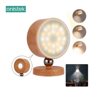 Luminária de Parede Sem Fio 2 Lados Com Imã Arandela Recarregável USB em Oferta na Shopee