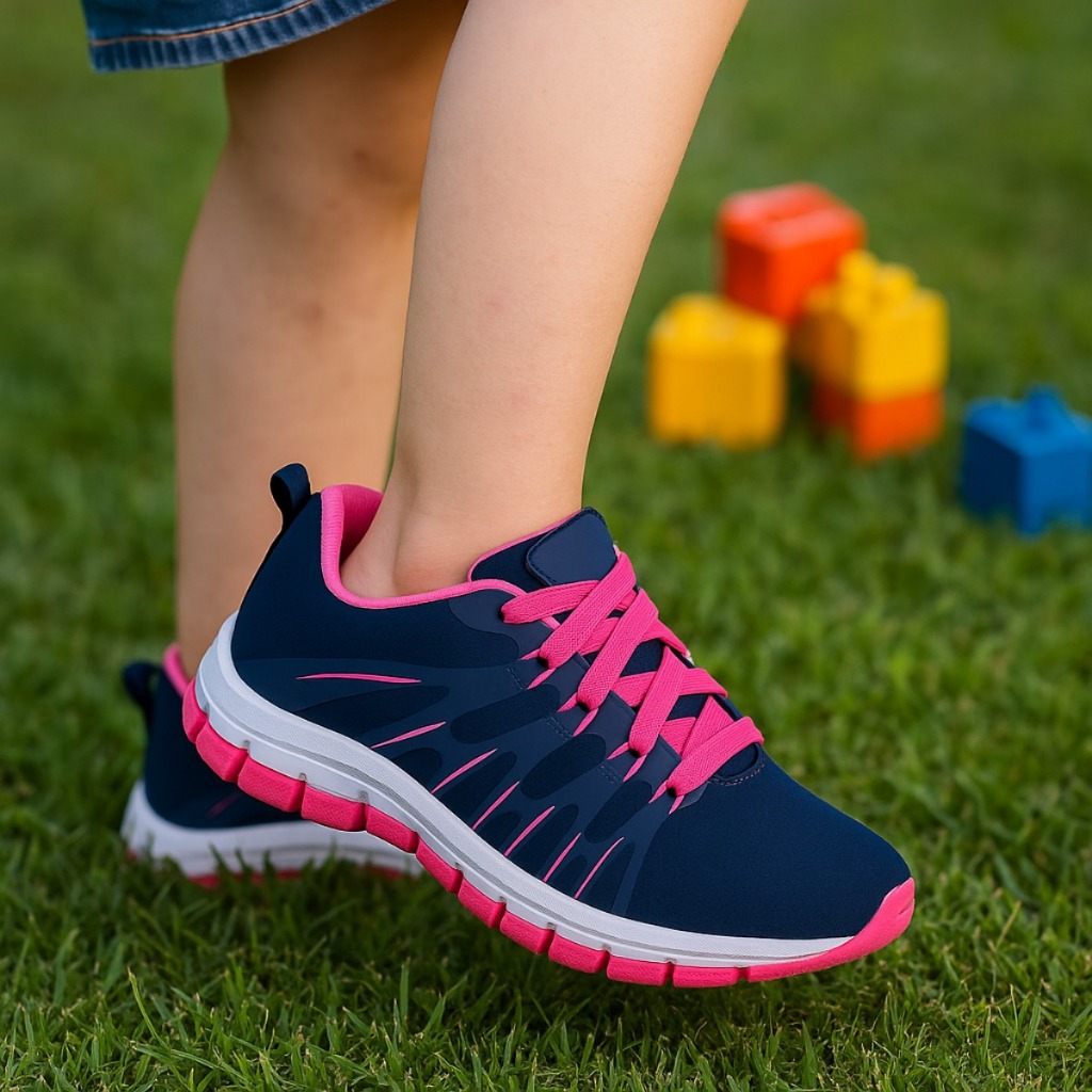 Tênis Infantil Leve e Resistente Para Corrida e Brincadeiras 26-34