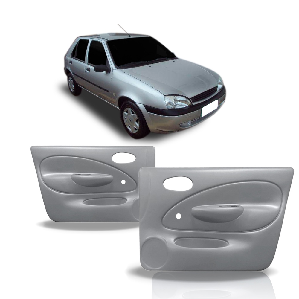 Par Forro de Porta Ford Fiesta 1996 1997 1998 1999 Dianteiro Cinza em Oferta na Shopee