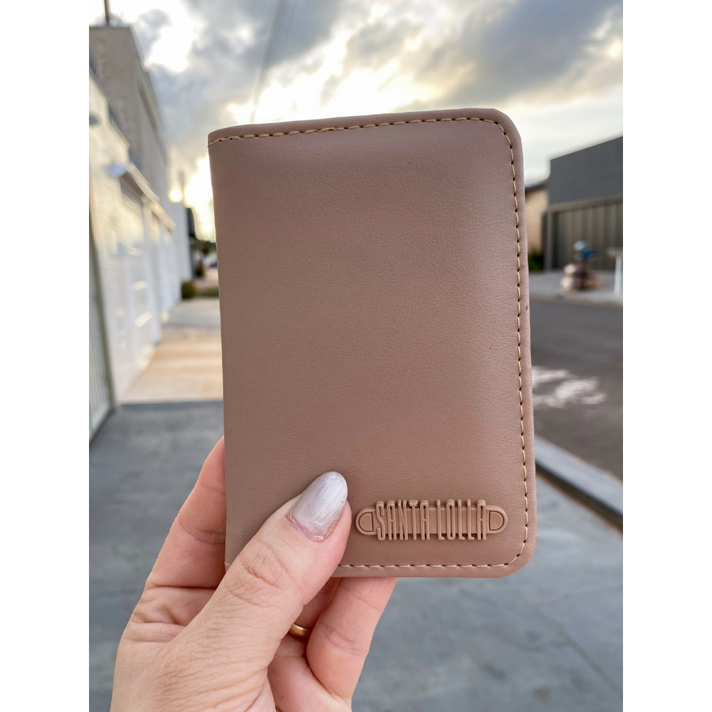 PORTA CARTÕES SANTA LOLLA FEMININO VARIAS CORES PEQUENO