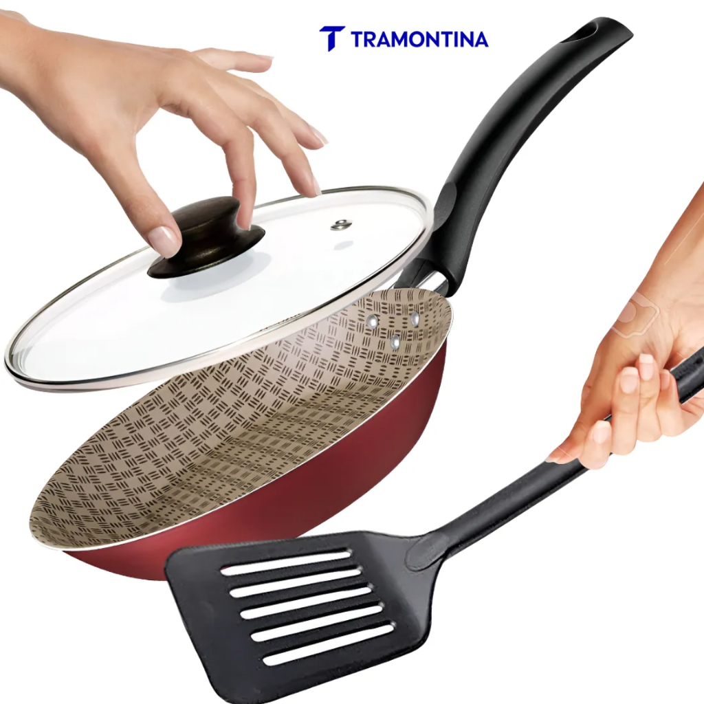 Frigideira Tramontina com Tampa 24cm: Onde Comprar | BuscaProdutos