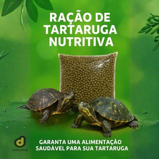 Ração Nutritiva para Tartarugas , Jabuti, peixes 32% –  Crescimento Saudável! em Oferta na Shopee