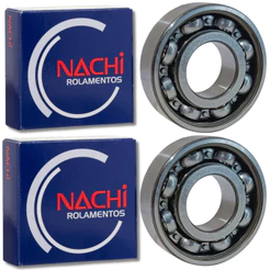 Par De Rolamento Virabrequim Yamaha Ybr Factor 125 Nachi