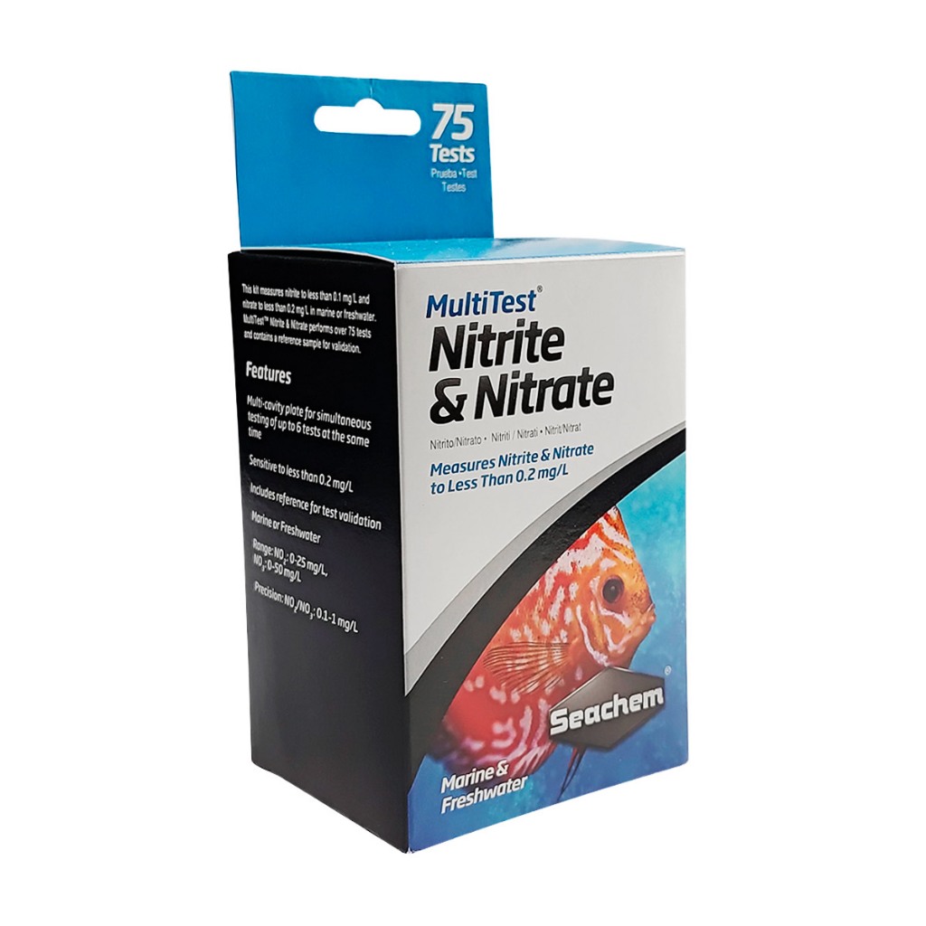 Teste De Nitrato Nitrito Seachem Multitest Nitrite & Nitrate