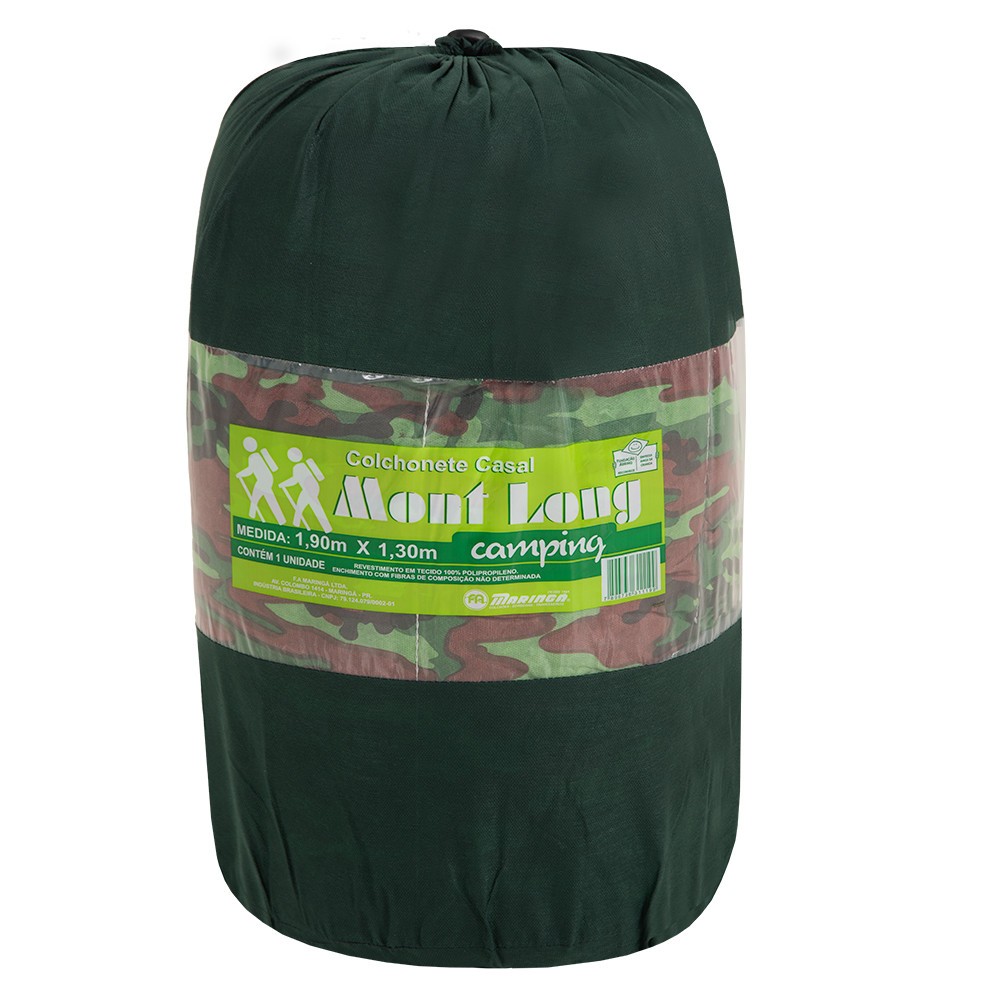 Colchonete Acampamento Camping Casal Pesca Retiro Ginástica Camuflado 190x130cm Emcompre em Oferta na Shopee