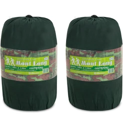Kit 2 Colchonetes Acampamento Camping Casal Pesca Retiro Ginástica Camuflado 190x130cm - Emcompre