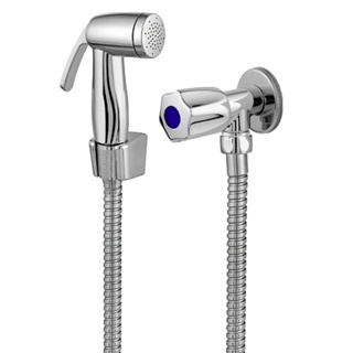 Ducha Higiênica Chuveirinho Para Banheiro Lavabo 1/4 De Volta Metal/abs Cromada Classic Beltempo em Oferta na Shopee