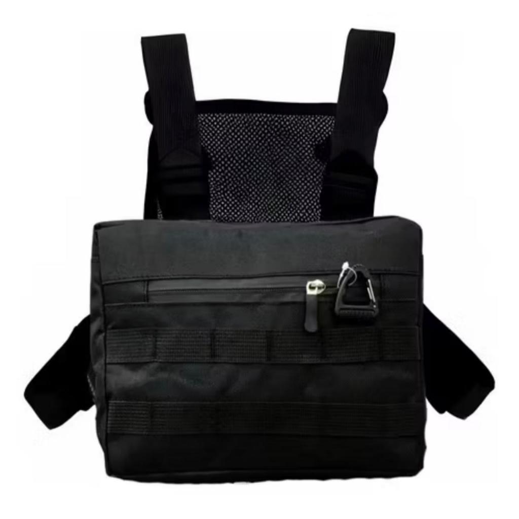 Pochete Cartucheira Shoulder Bag De Peito Motoboy Masculina Unissex Estilo Colete