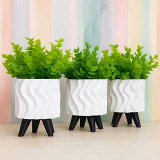 Vaso de plastico com planta artificial | para Escritório Quarto Infantil Banheiro para Plantas Cactus e Suculentas em Oferta na Shopee