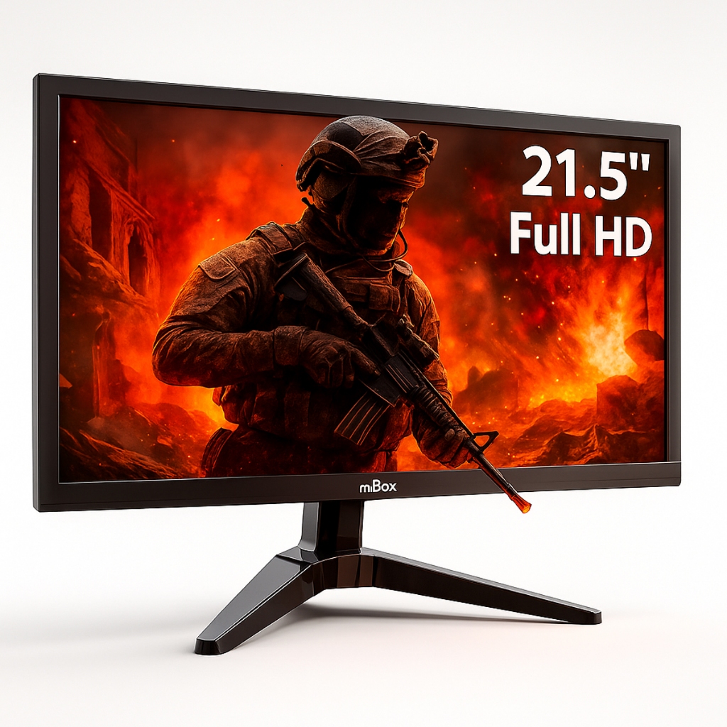Monitor Gamer LED Ips 27" Full HD 75Hz 5ms HDMI Design Slim Borda Infinita - Miniatura 4