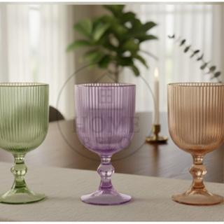 Conjunto de 3 Taças Cameratta Coloridas Com Borda Dourada 363ml em Oferta na Shopee