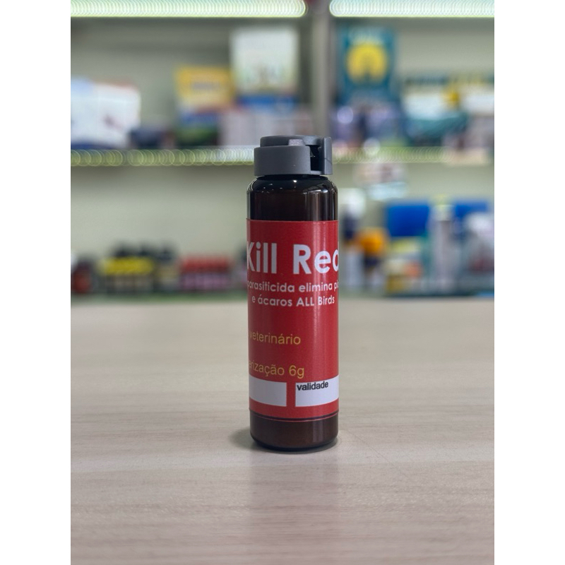 Kill Red Piolhicida  - Contra Ácaros e Piolhos 1,2g - 2,4g - 6g em Oferta na Shopee