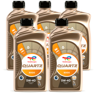 Kit Óleo Sintético Quartz 9000 5w40 2x 3x 4x 5x 6x em Oferta na Shopee