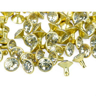 Rebite de Strass Cristal 8mm – Ponto de Luz para Rebitar / Aplicar em Roupas e Acessórios Premium em Oferta na Shopee