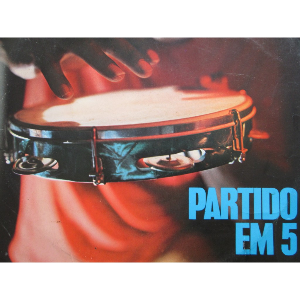 LP Vinil - PARTIDO EM 5 / Festa De Rato Não Sobra Queijo / Samba Rock e Samba Raiz / Raro
