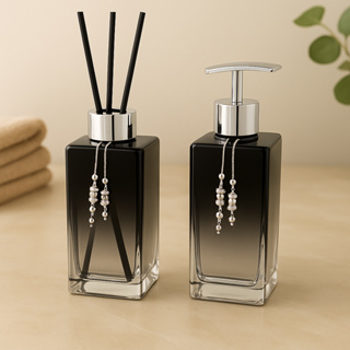 Kit Lavabo Sabonete Liquido Squere e Difusor De Ambiente Squere 250ml De Banheiro Luxo em Oferta na Shopee