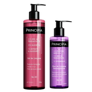 Principia Kit Double Cleasing c/ Óleo de Limpeza OL-01 + Gel de Limpeza GL-03
