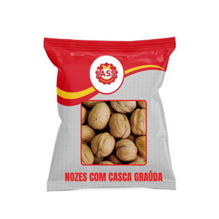 NOZES COM CASCA GRAÚDA 500GR em Oferta na Shopee