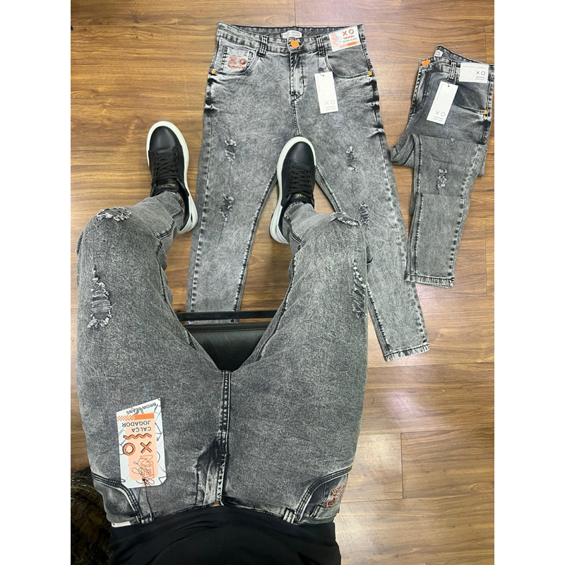 Calça jeans Masculina estilo jogador X.O 100% Original modelos Exclusivos