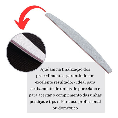 Detalhes do UNHA POSTIÇA QUADRADA REALISTA - Leitosa ou Transparente + Cola c/ Pincel + Cortador de Tips + Lixa