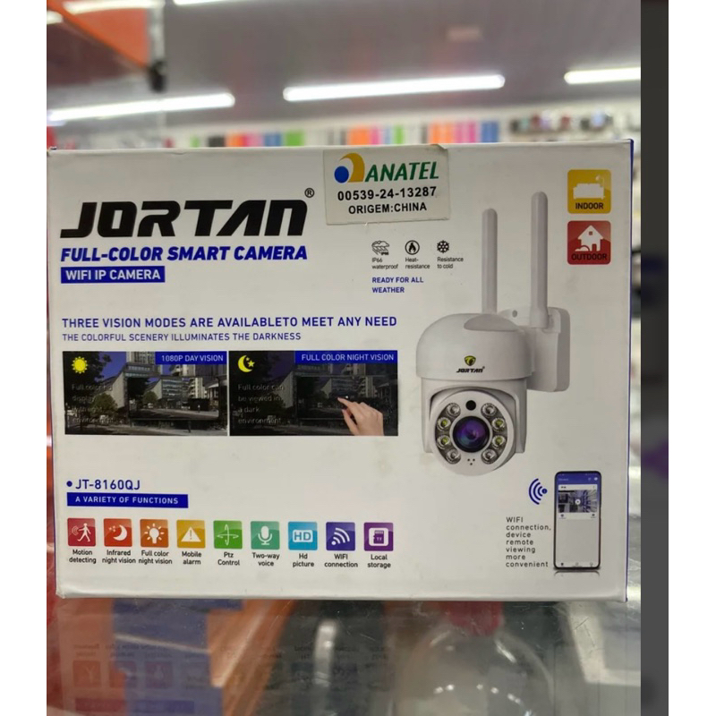 Câmera de segurança externa jortan