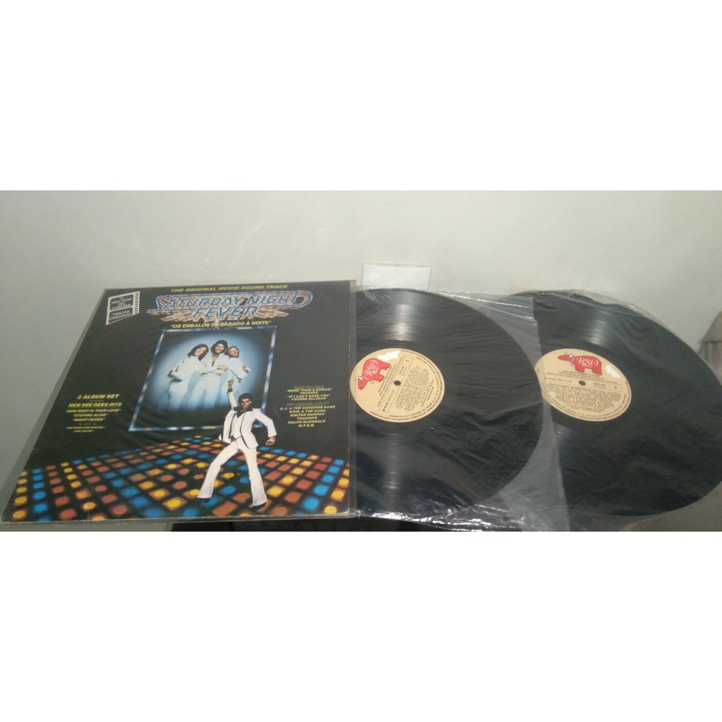 LP Duplo Bee Gees Trilha Sonora Do Filme Os Embalos De Sábado A Noite