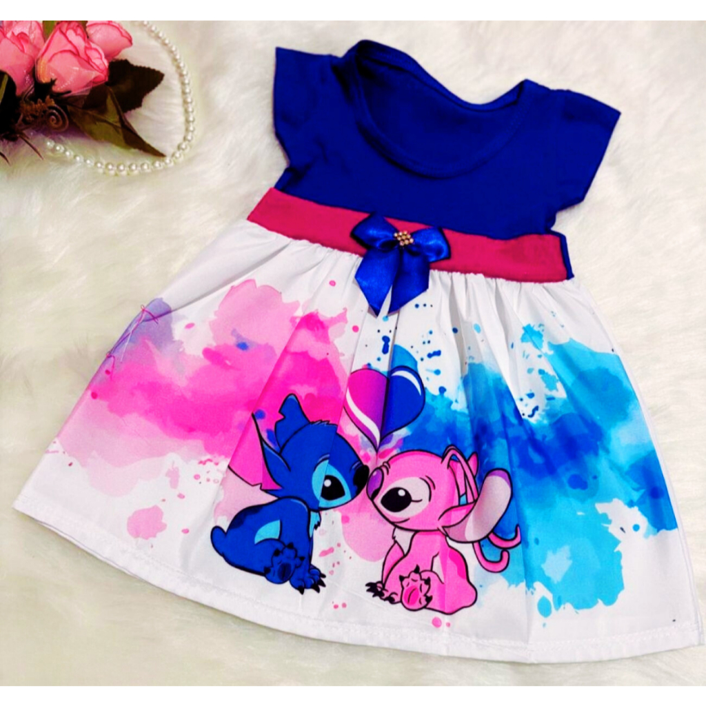 Vestido Bebê Recém-Nascido Temático | Look Mesversário, Passeios e Ensaios Conforto e Estilo em Oferta na Shopee