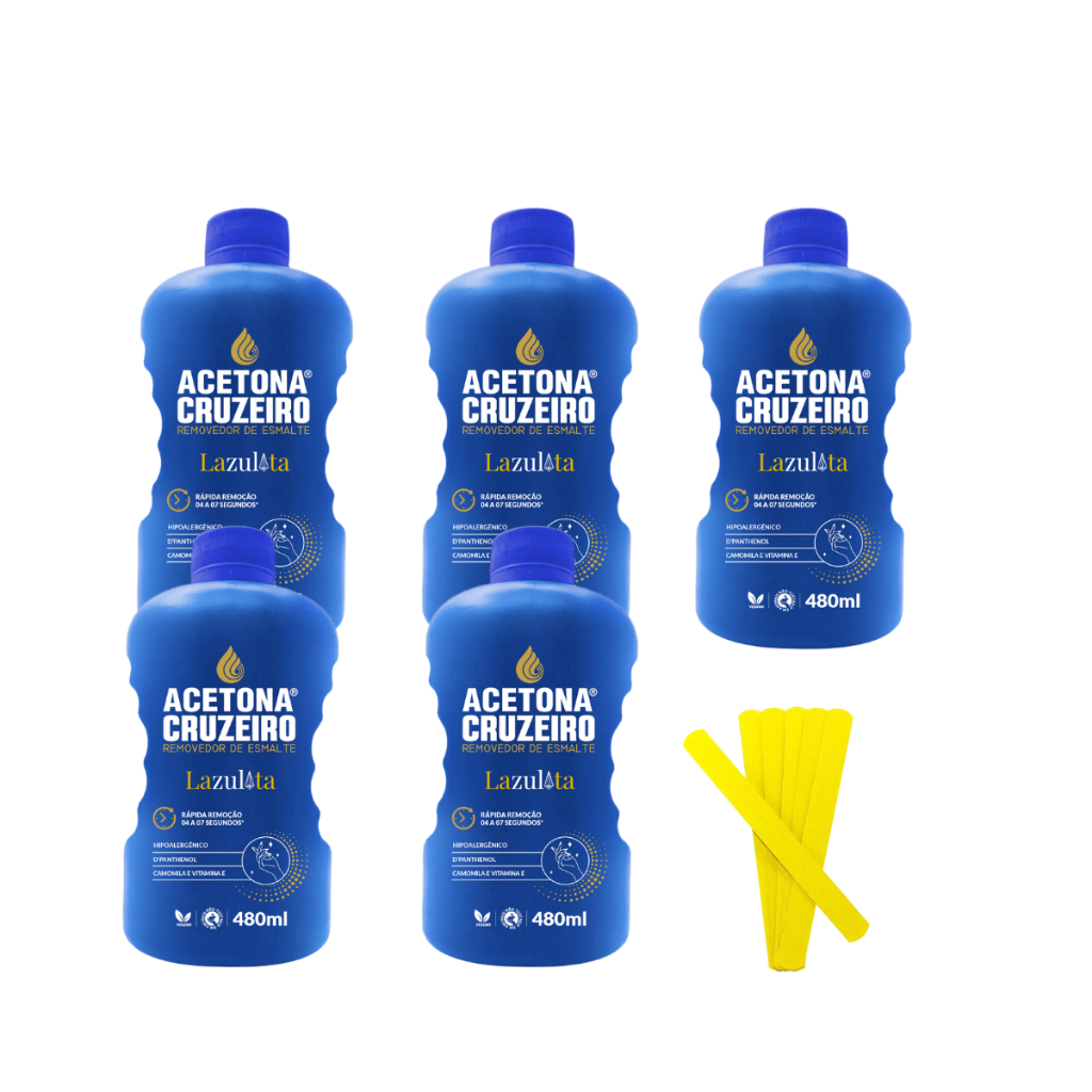 Unhas Cruzeiro 480ml - Pacote 5 Unidades