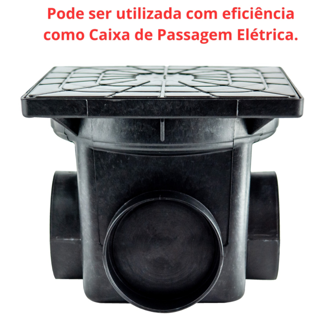 Caixa de Passagem  Inspeção Esgoto imundices 4,5 Litros Banheiro Cozinha Material Construção