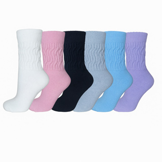 Kit 4 Pares de Meias Aeróbicas Feminina Algodão Cano Médio em Oferta na Shopee