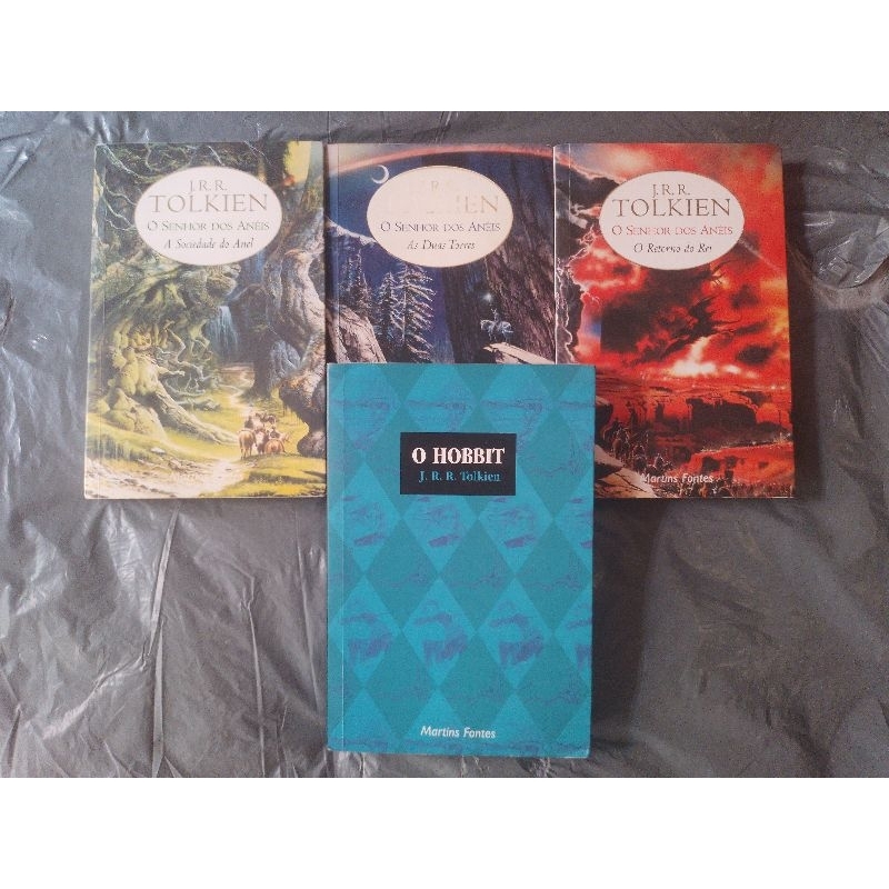 O Senhor dos Anéis - 3 Livros + O Hobbit - J.R.R. Tolkien