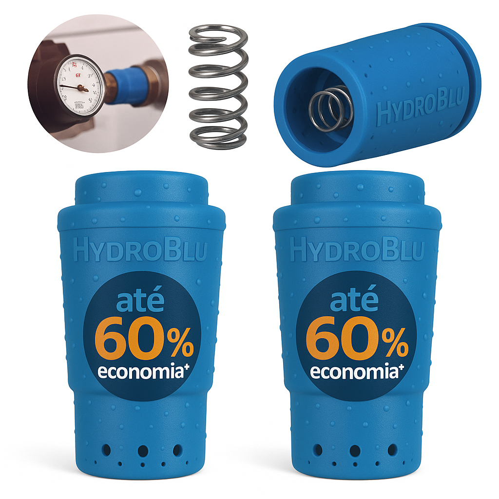 Kit 2 Bloqueador De Ar Hidrometro Redutor Conta Água 3/4