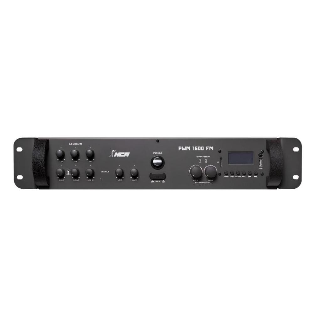 Amplificador PWM 1600BT Cinza NCA