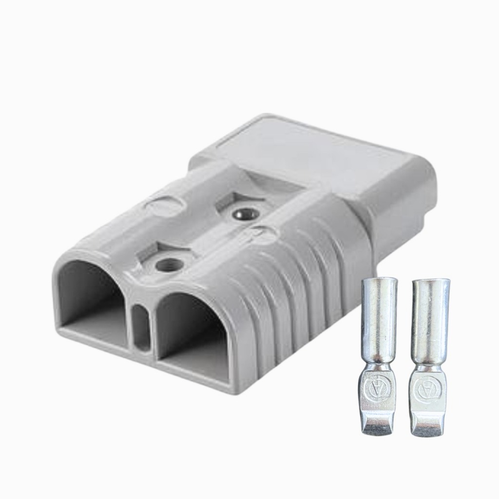 Conector de Bateria Sb175a 600v Anderson Power Empilhadeira Elétrica\Carrinho Golfe Cinza em Oferta na Shopee