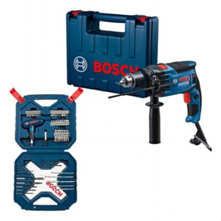 Kit Furadeira Impacto Bosch GSB 16 RE 850W 127V + Jogo Brocas e Pontas X-Line 54 Peças + Maleta em Oferta na Shopee
