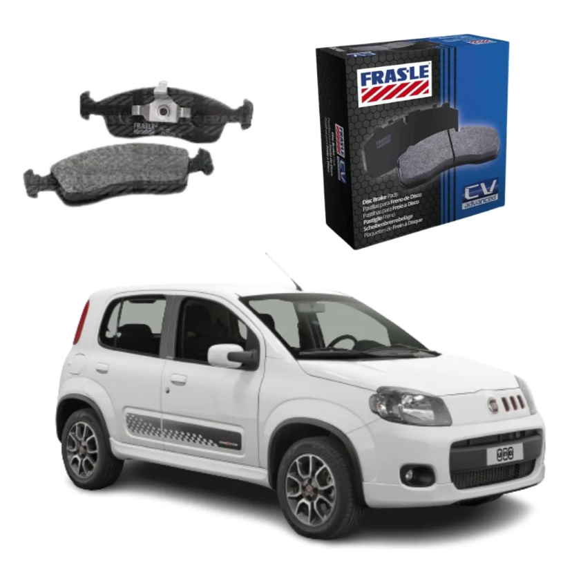 Pastilhas De Freio Dianteiras Frasle Fiat Uno Novo 11/