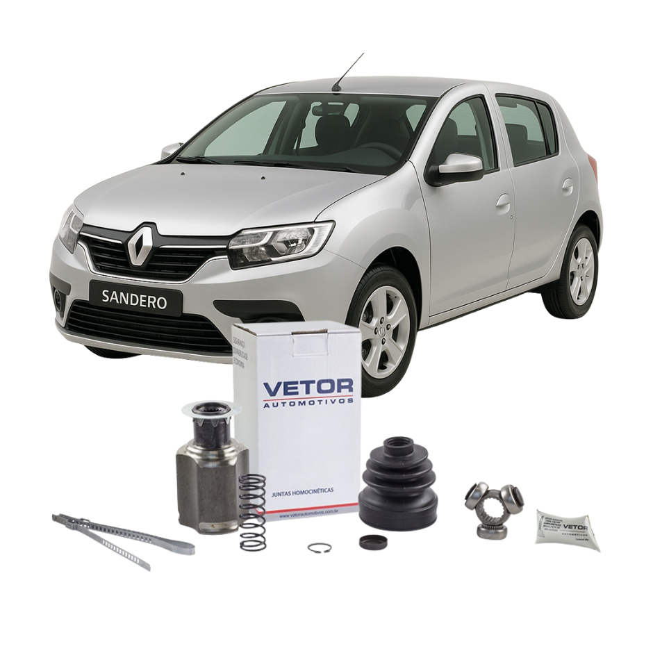 Tulipa Trizeta Homocinética Logan Sandero Clio Symbol Vetor 21x23 Dentes Lado Direito - Vetor VT5395 em Oferta na Shopee