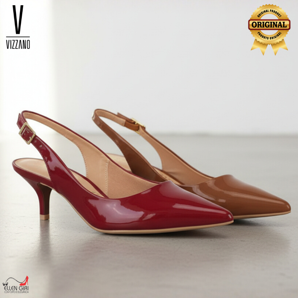 Scarpin Aberto Atrás Vizzano: Onde Comprar | BuscaProdutos