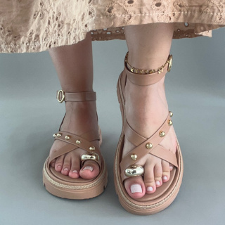 Sandália Feminina Moleca Papete Ring Toe ou Anel de Dedo Lançamento em Oferta na Shopee