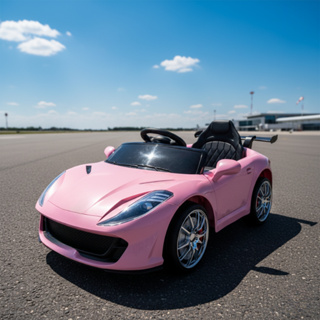 Carro Carrinho Elétrico Infantil com Controle Remoto e Bateria Bivolt Rosa em Oferta na Shopee