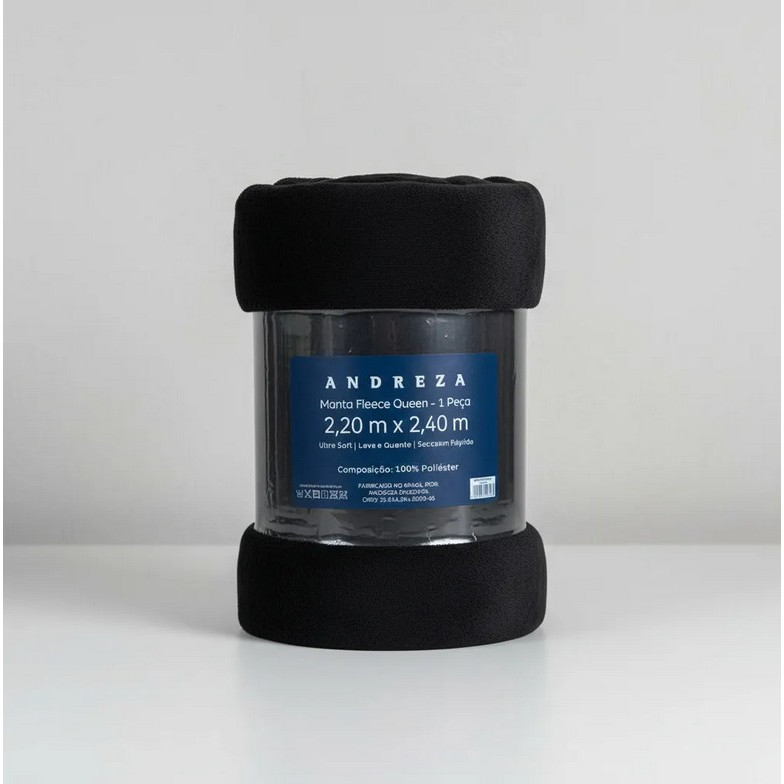 Cobertor Manta Fleece Soft Casal Queen Microfibra Antialérgico