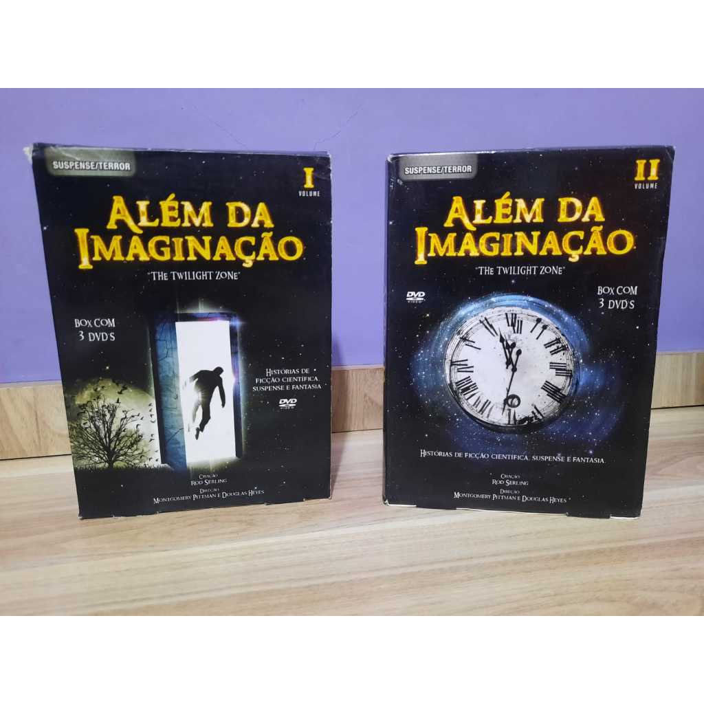 Coleção Box Dvd Além Da Imaginação The Twilight Zone Temporadas Originais
