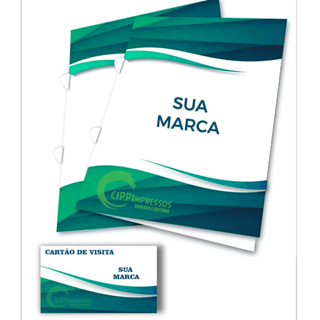 Pastas Personalizadas Com Sua Arte, 10 Unidades, Brinde Cartão De Visita Promoção em Oferta na Shopee